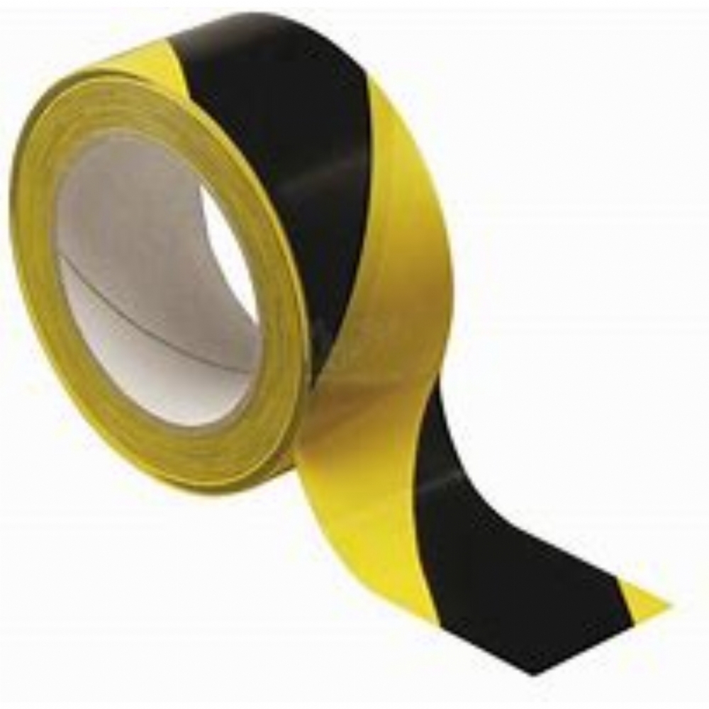 NASTRO ADESIVO GIALLO/NERO MM. 50X30 M. mm - SIKURA