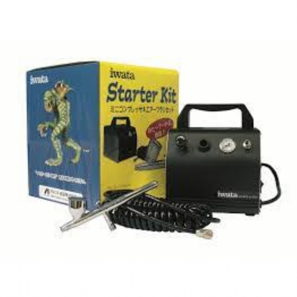 Starter kit Iwata compressore is50 black + aerografo HP-CR - Pistole per  verniciare - DG Colorificio San Giovanni